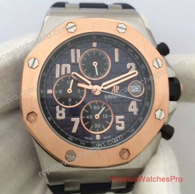 Audemars Piguet Royal Oak Offshore Replica Watches 2-Tone Black Chronograph 072923